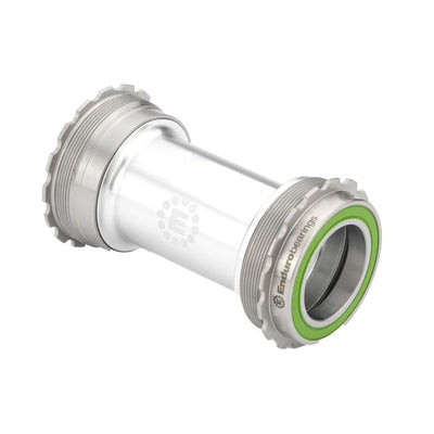 Enduro-Lager T47 asymmetrisches Tretlager zum Überspielen – Maxhit integriert – 440c – Silber