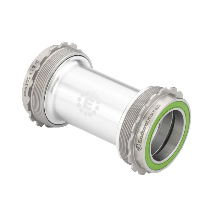 Enduro-Lager T47 Tretlager bis 30 mm – Maxhit integriert – 440c – Silber