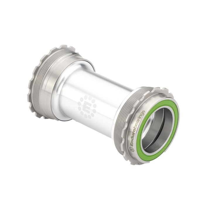 Enduro-Lager T47, asymmetrisches Tretlager bis 30 mm – Maxhit integriert – 440c – Silber