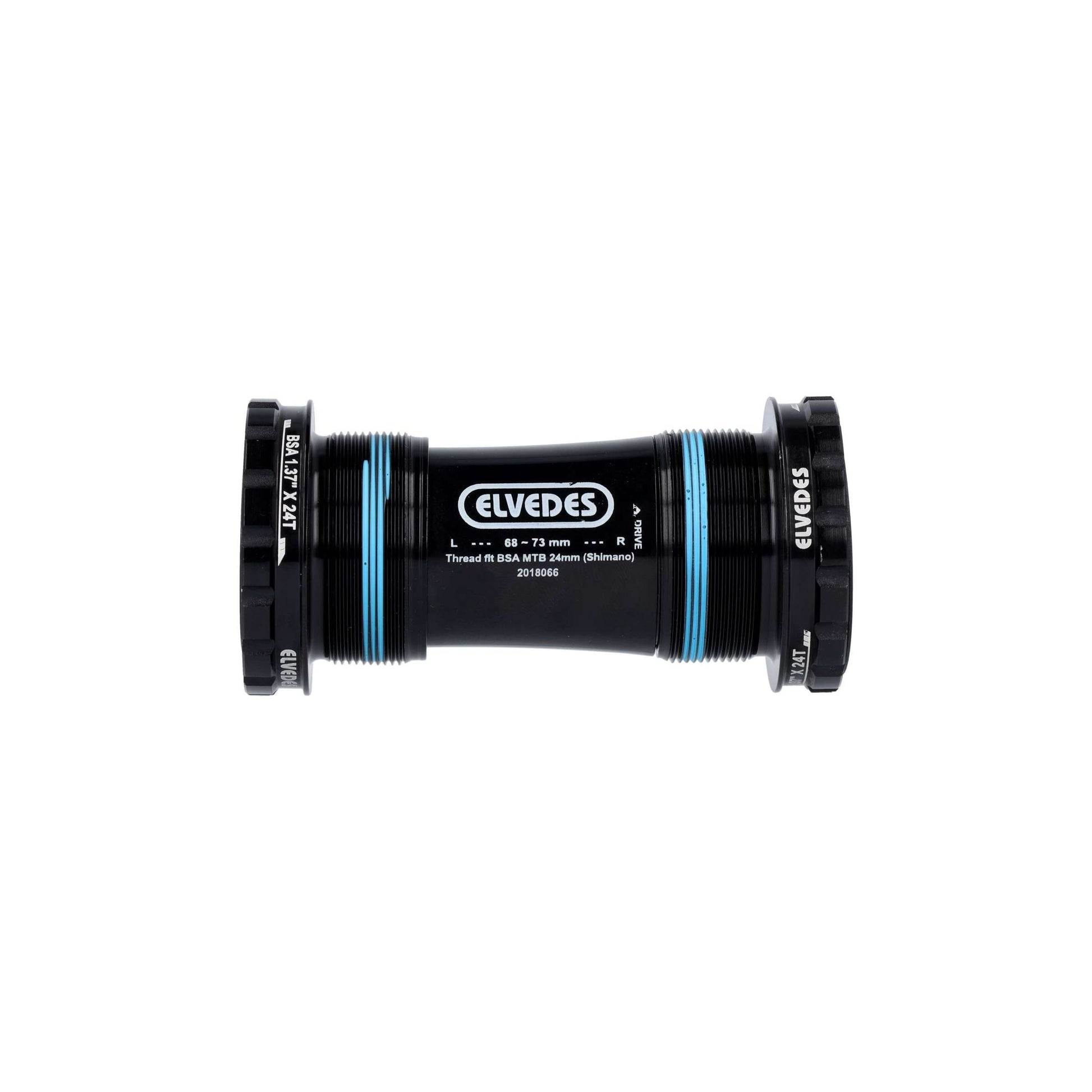 Tretlager Elvedes Shimano Mtb Atb 24Mm Schwarz