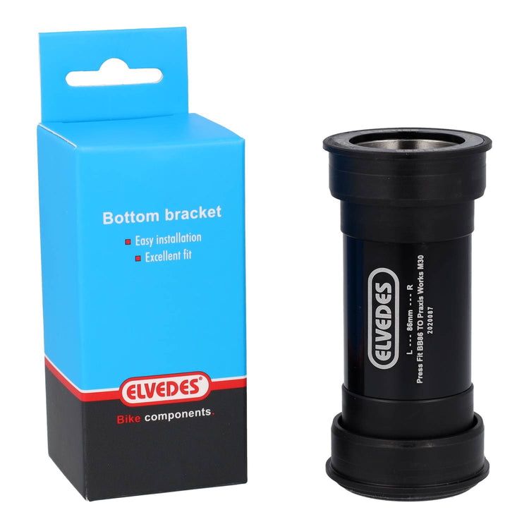 Twist-Fit-Tretlager Elvedes für BB86 BB92 für Praxis Road MTB 41 x 86-92 mm