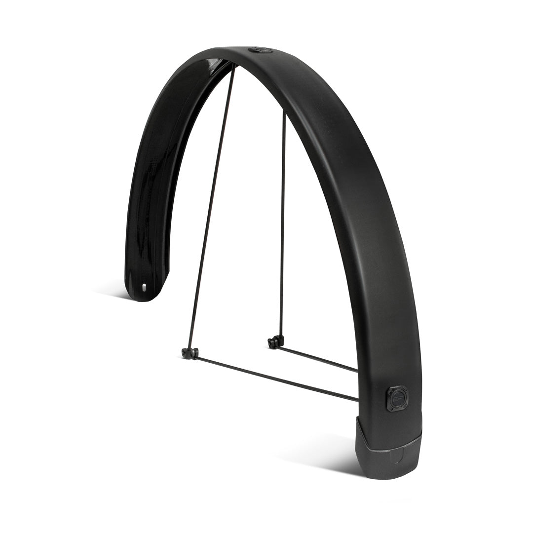 Eurofender Heck Fender Tempo Quadrat 26 65 mm Matt Schwarz