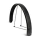Eurofender Heck Fender Tempo Quadrat 26 65 mm Matt Schwarz