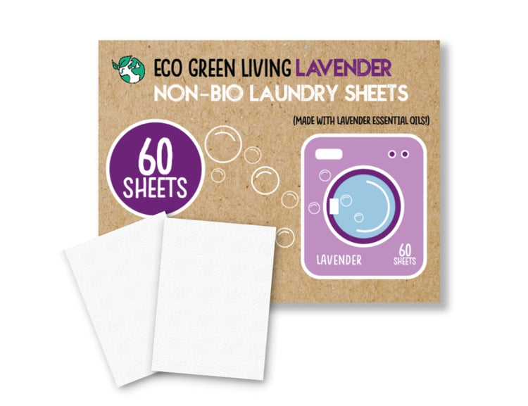 Eco Green Living Lavendel-Waschstreifen – 60 Stück