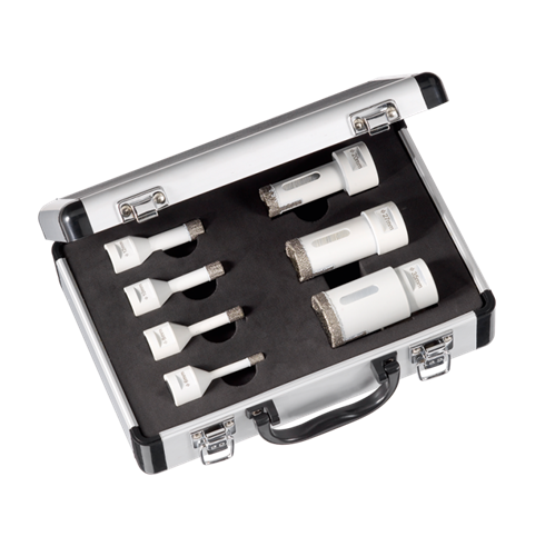 Karat-Fliesenbohrer-Set 20-27-35-55 und 72 mm