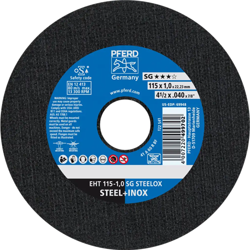 Pferd dss inox a60 115-1.0 | 25 Stk