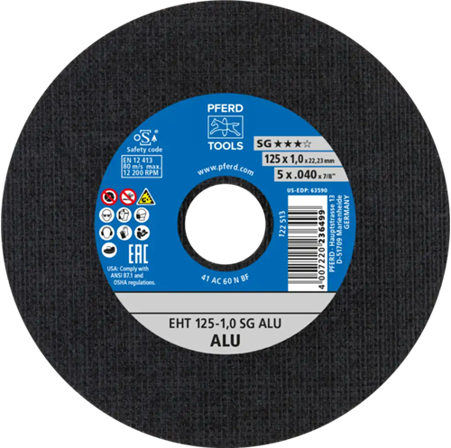Pferd dss aluminium a60 125-1,0 | 25 Stk