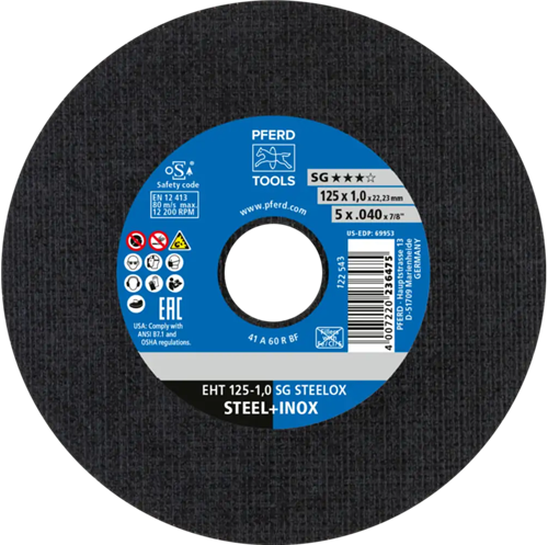 Pferd dss inox a60 125-1.0 | 25 Stk