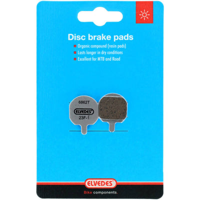 ELVEDES DISC BREMS BLOCK SET 6862T (pro Paar) Grau