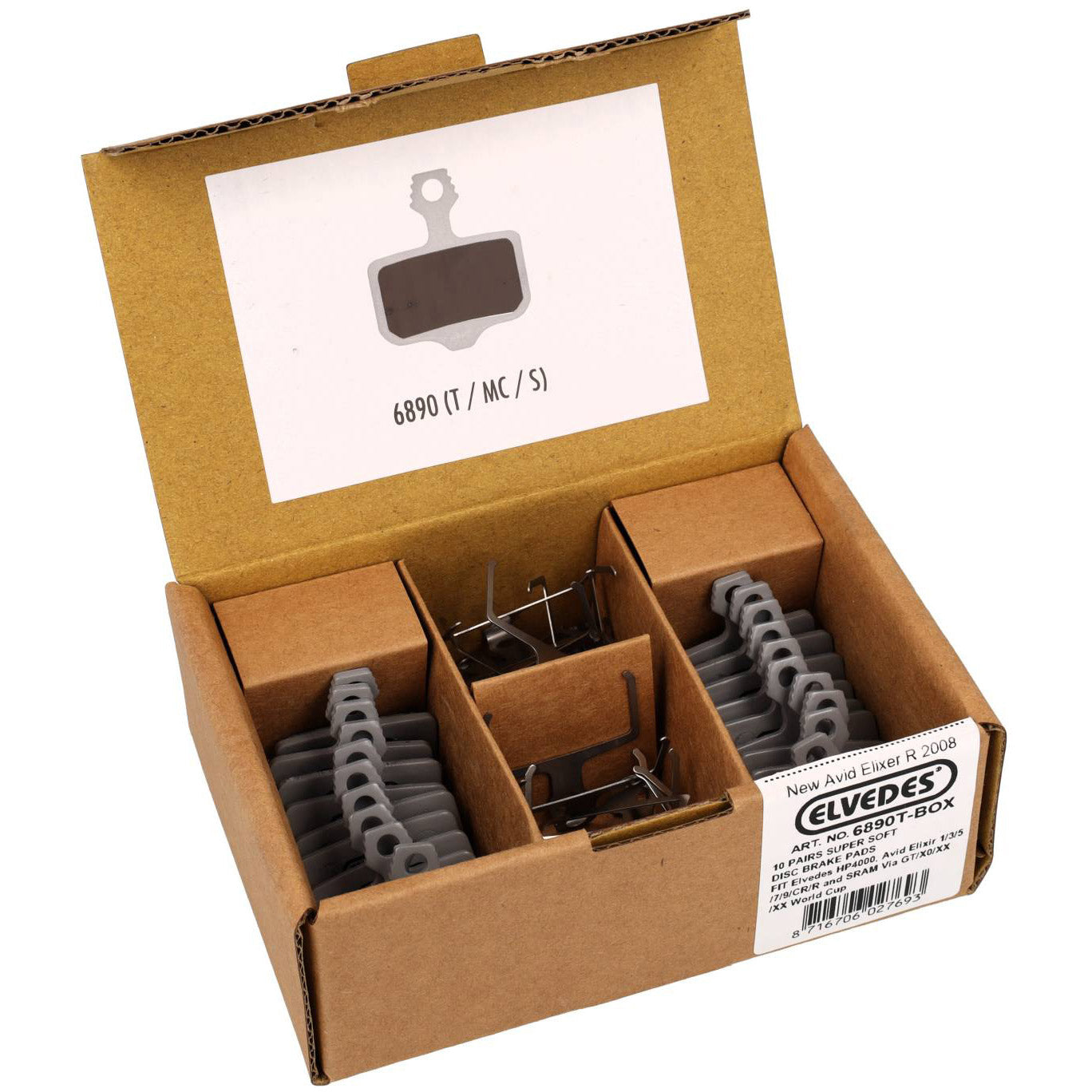 ELVEDES CD BREMS BLOCK SET 6890T (10.)
