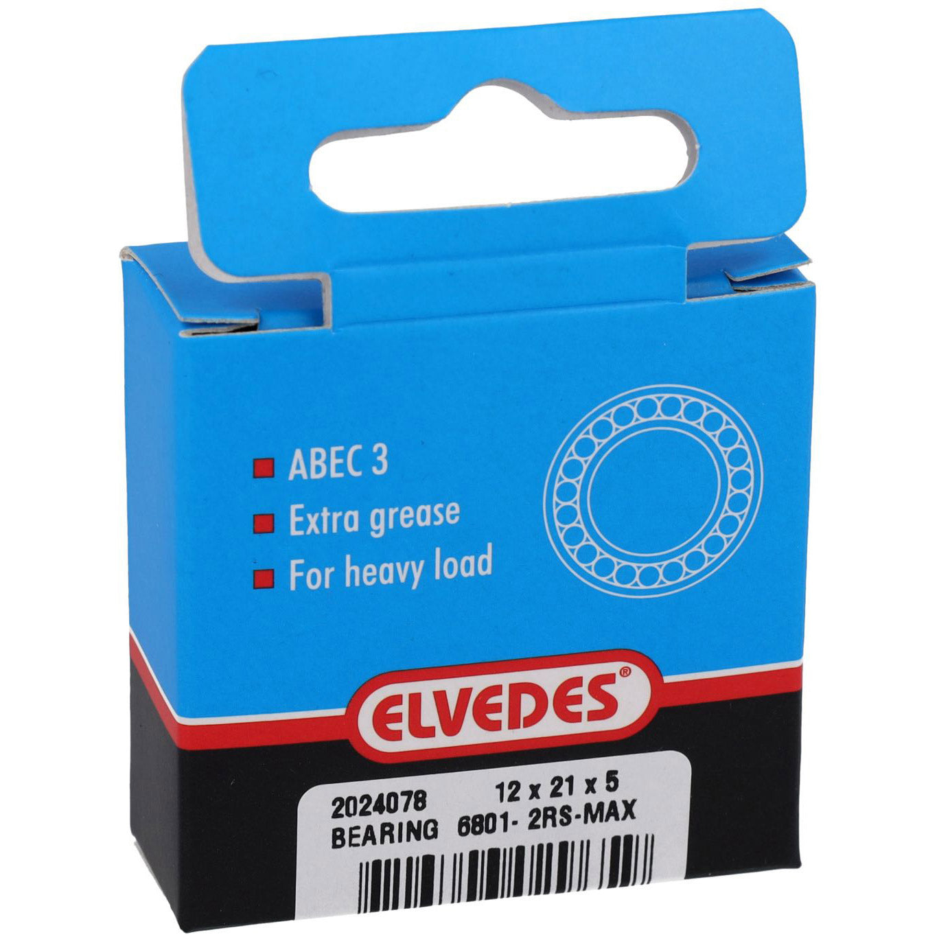 Elvedes-Lager 6801 max - 12 × 21 × 5