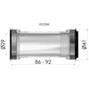 ELVEDES BOTS BRACKET SRAM DUB Nur PF BB86 92 41 mm