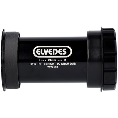Elvedes Tretlager mit Twist-Fit-BB rechts auf Sram Dub