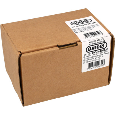 ELVEDES CD BREMS BLOCK SET 6904S HARD (50ST)