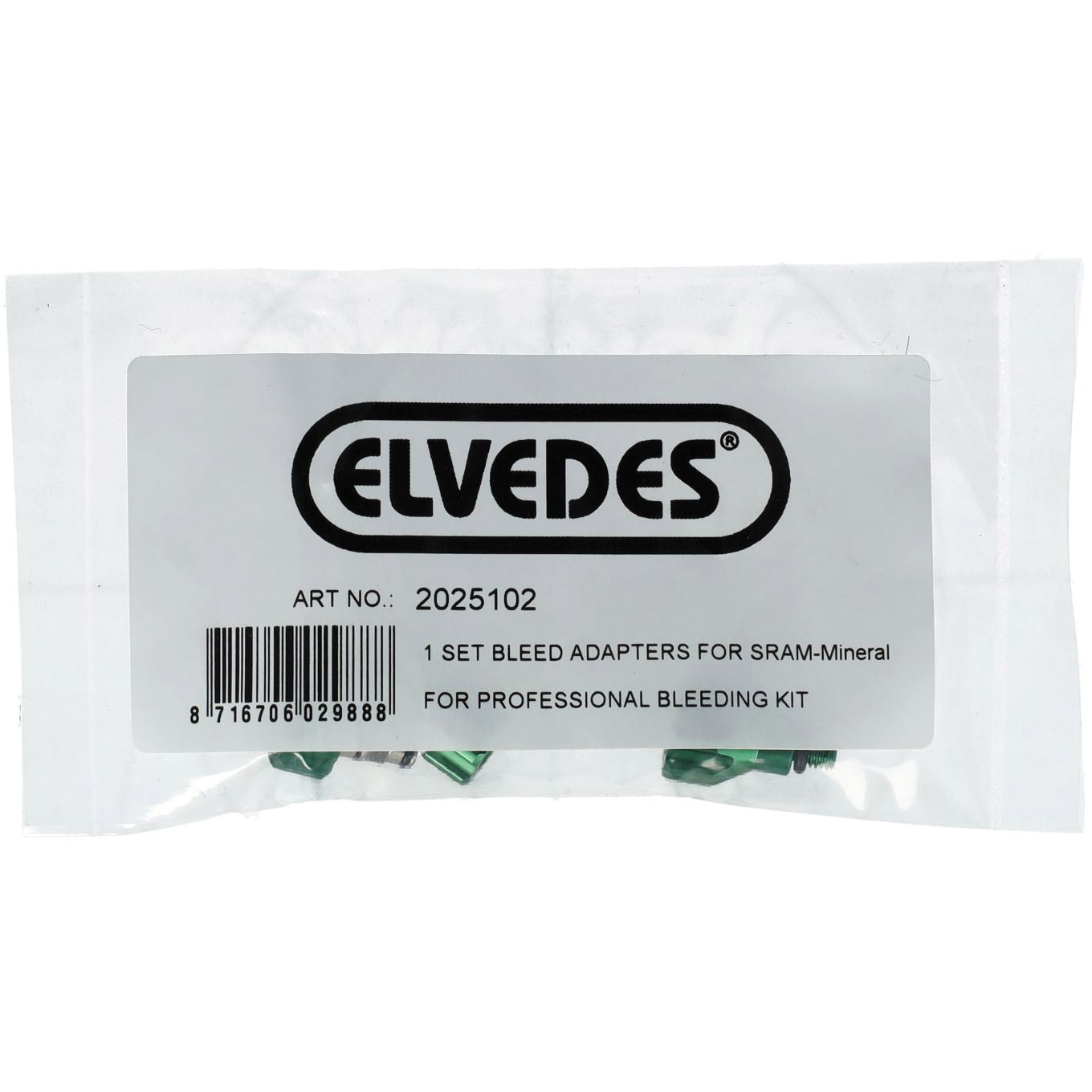 Elvedes Adapterset Sram Mineralentlüftungsset Prof.