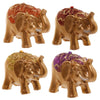 Mini Metallic Glitter Geluk Elephant Collection Objekt