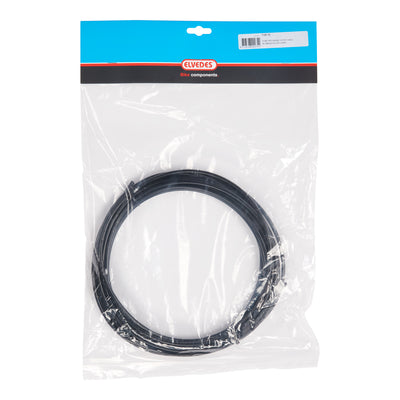 Bremsaußenzug Elvedes ohne Belag ø5mm 10 Meter - schwarz (Spule)