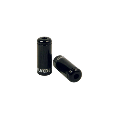Topfkabelhut Elvedes Schwarz 5,0 mm | Aluminium | 50 Stück
