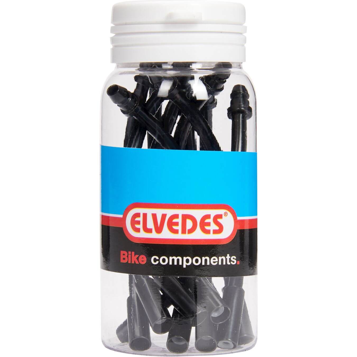 ELVEDES V-Bremskabel Biegungen 90 ° Ø 5,0 mm Edelstahl schwarz pro 10 Stücke