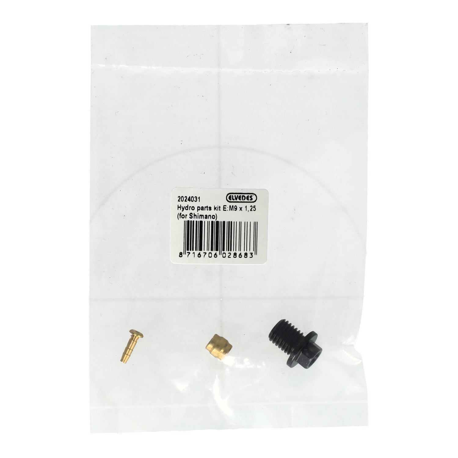 ELVEDES HYDRO TEILE KIT E M9 × 1,25 (SHIMANO)