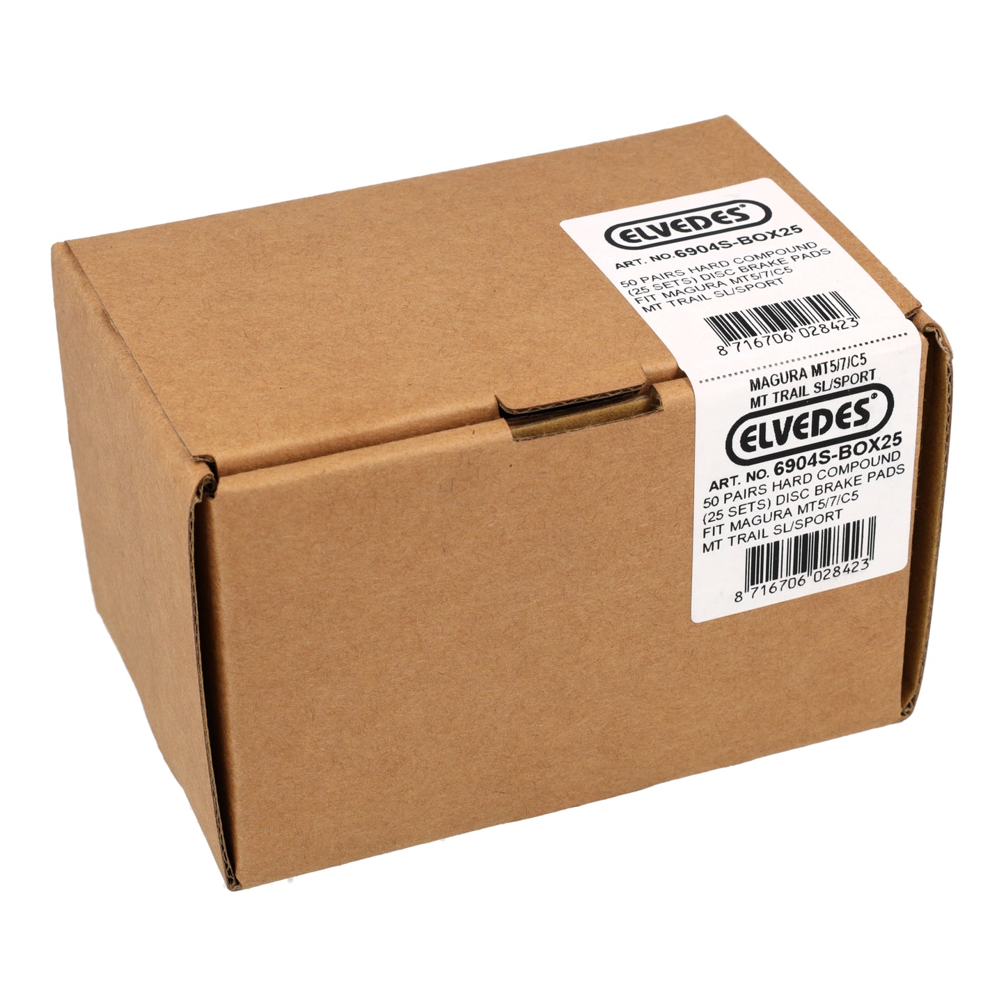 ELVEDES CD BREMS BLOCK SET 6904S HARD (50ST)