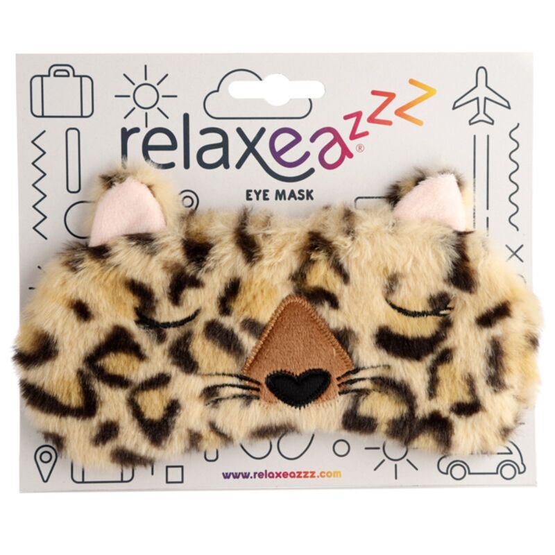 Plüsch Adoramals Leopard Schlafmaske