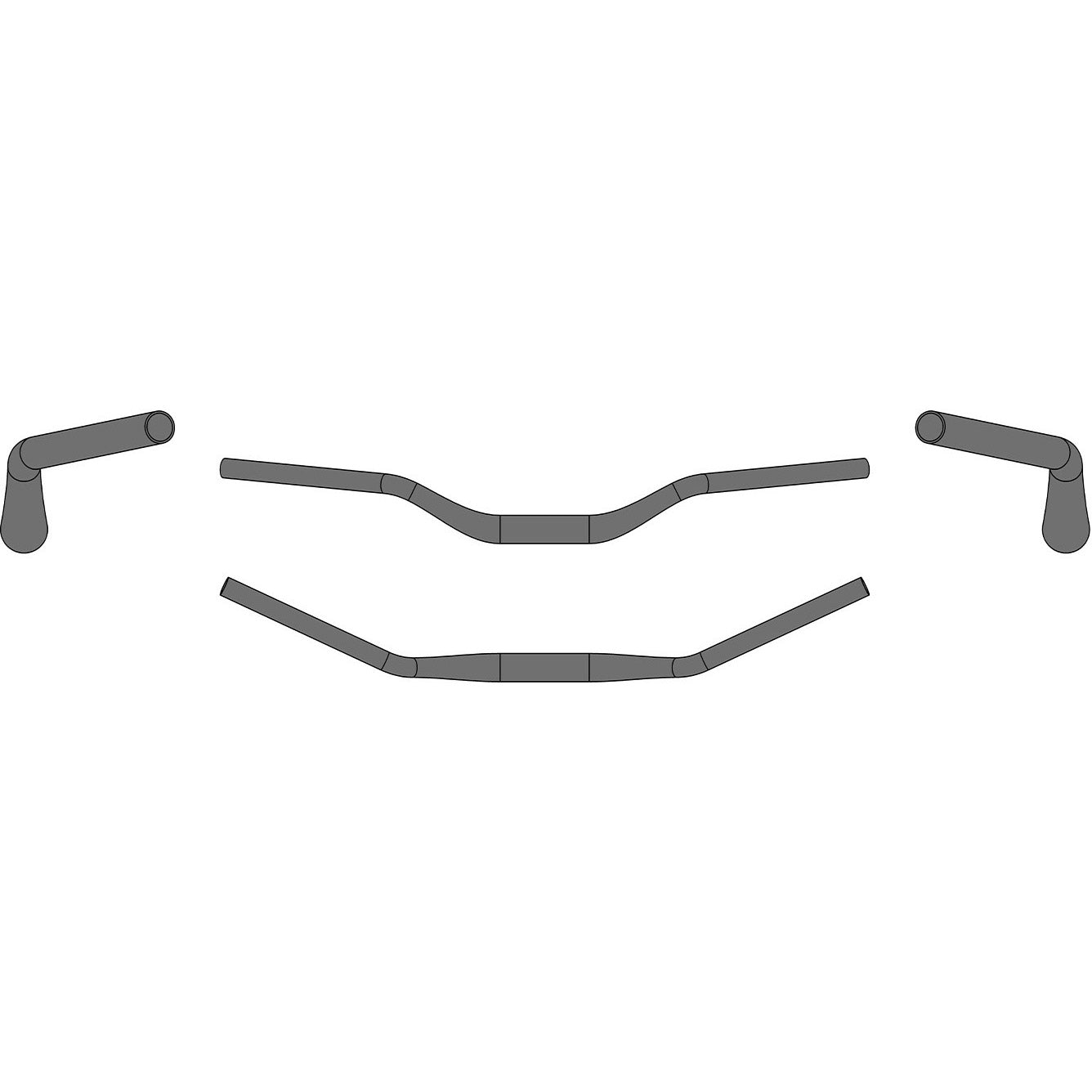 Ergotec Lenkererhöhung 50 Komfort 31,8 780 mm schwarz OEM