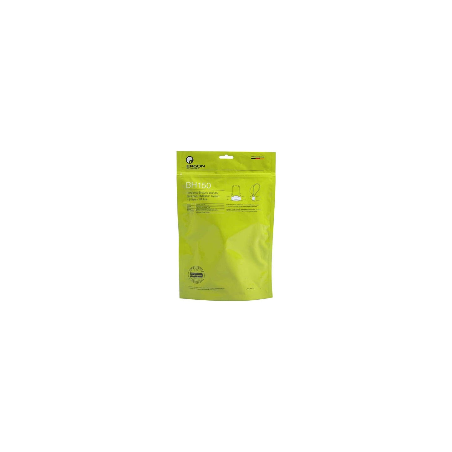Ergon Waterbag BH150 - Transparent - Lebensmittel -sicheres Polyurethan - Rucksack Be Serie