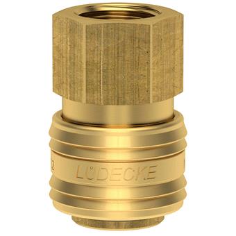 Lüdecke Ludecke Schnellkupplung 3 8 Innengewinde Messer.DN7,2 (Euro10)