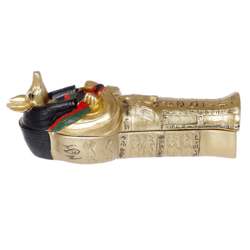 Ägypten -Anubis -Sarkophag mit Mama