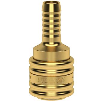 Lüdecke Ludecke Schnellkupplung 10mm Tülle Mes.dn5,5