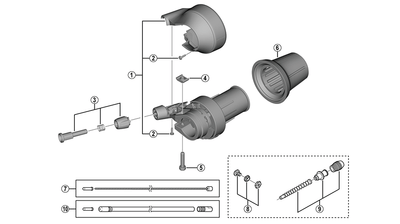 Shimano nexus 5 Drehversteller c7000-5