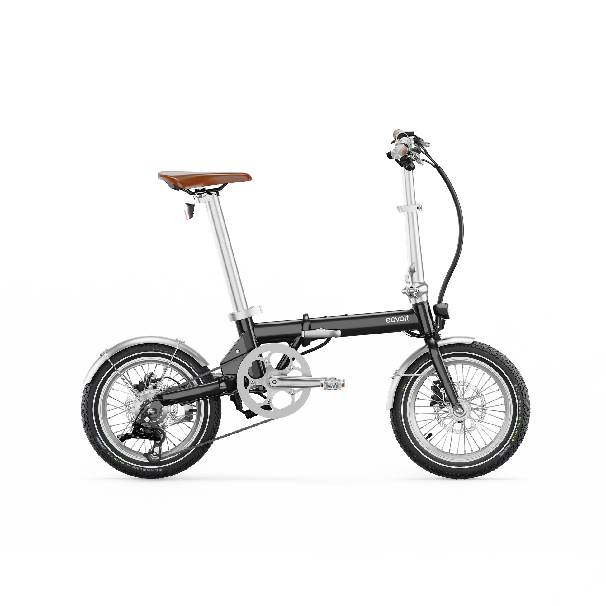 Eovolt Electric Folding Bike Morgen 16 Vintage V3 Schwarz