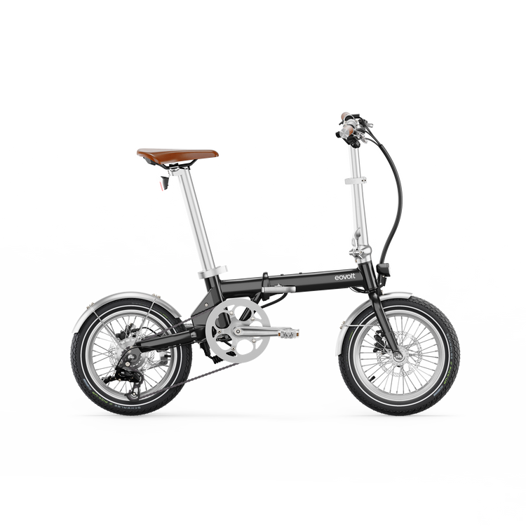 Eovolt Electric Folding Bike Morgen 16 Vintage V3 Schwarz