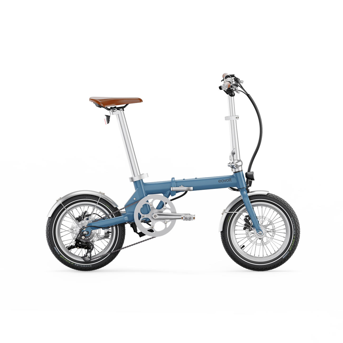 Eovolt Electric Folding Bike Morgen 16 Vintage V3 Blau