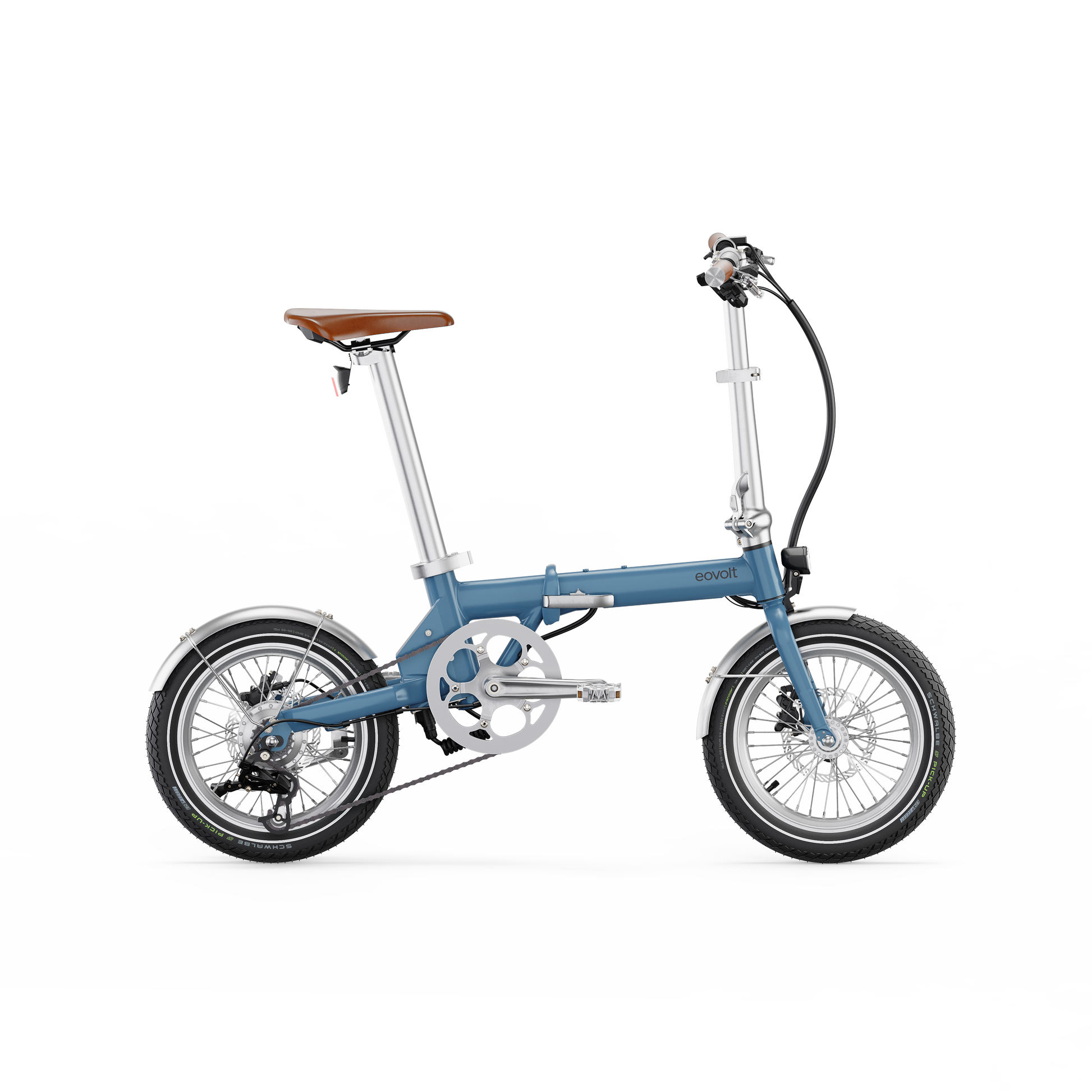 Eovolt Electric Folding Bike Morgen 16 Vintage V3 Blau
