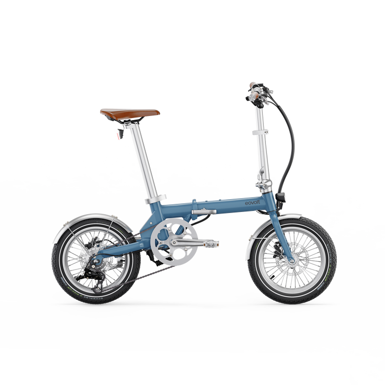 Eovolt Electric Folding Bike Morgen 16 Vintage V3 Blau