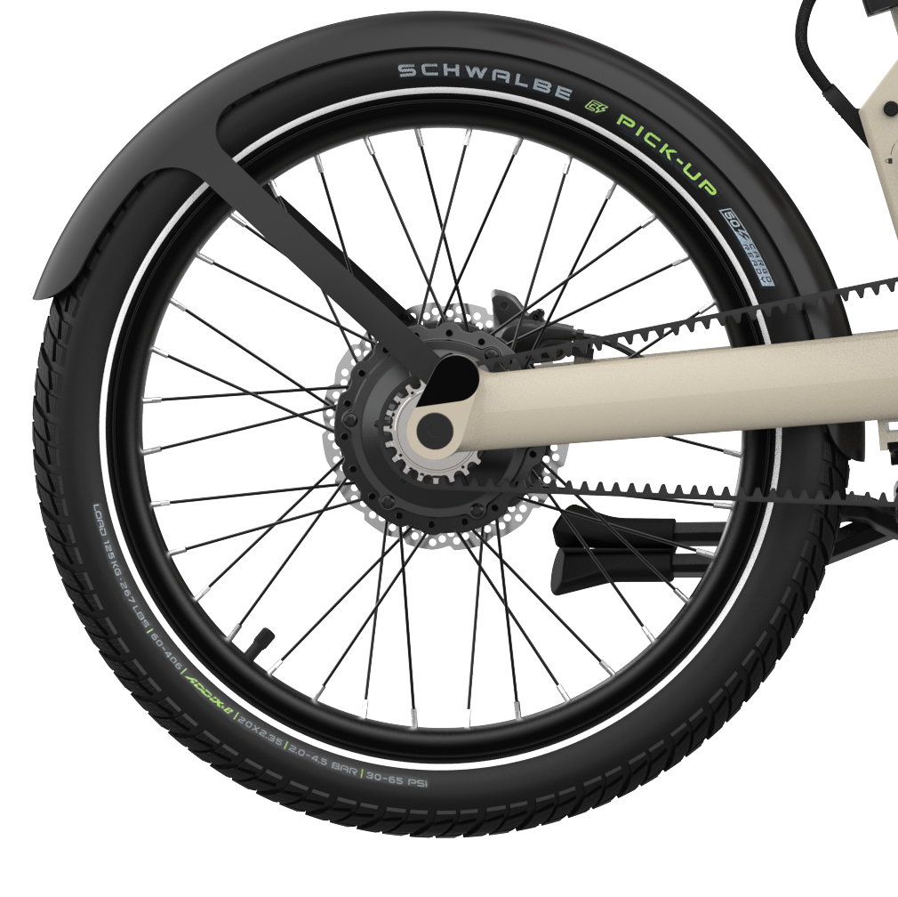 Eovolt Hinterrad Dual Speed ​​Nachmittag Pro Schwarz schwarz