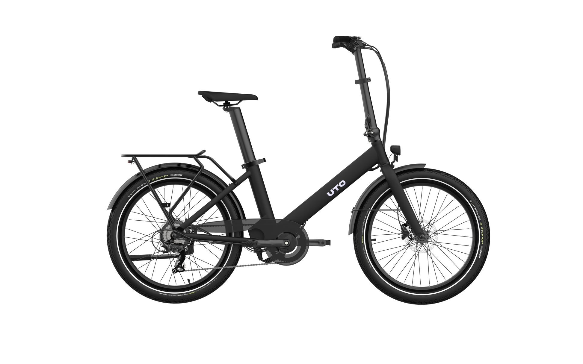Uto elektrisches Kompaktfahrrad OG24 V1 schwarz