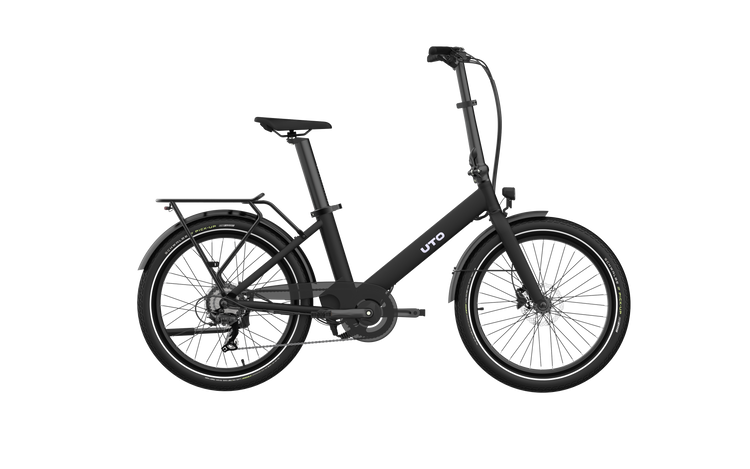 Uto elektrisches Kompaktfahrrad OG24 V1 schwarz