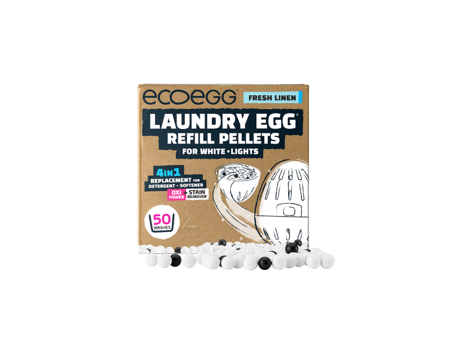 Ecoegg Nachfüll für weißes Wachs - frisches Leinen - 50 Wäsche