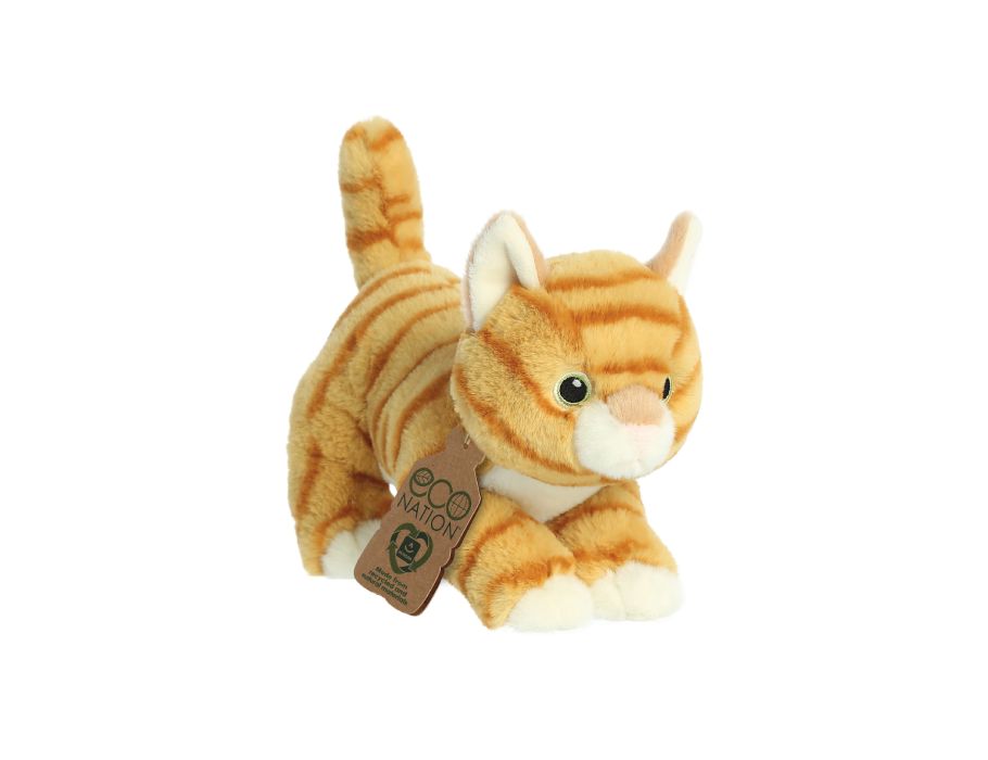 Öko -Nation Pluchen kuschelorange Katze 21 cm