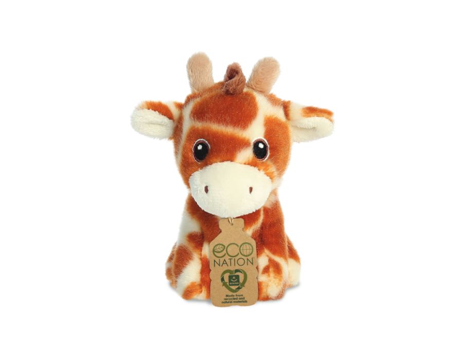 Öko -Nation Pluchen kuscheln mini giraffe 13 cm