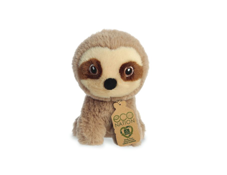 Öko -Nation Pluchen kuschly kuschelnd Mini -Faultier 13 cm