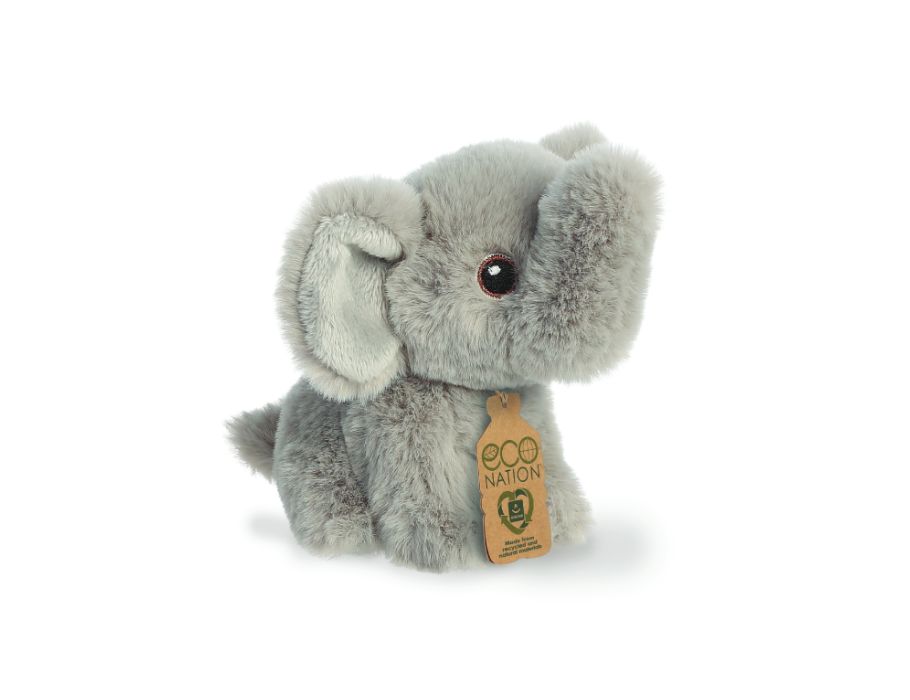 Öko -Nation Pluchen kuscheln Mini -Elefanten 13 cm
