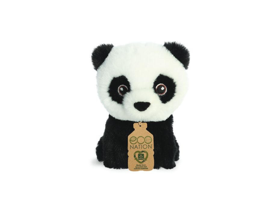 Öko -Nation Pluchen kuscheln mini panda 13 cm