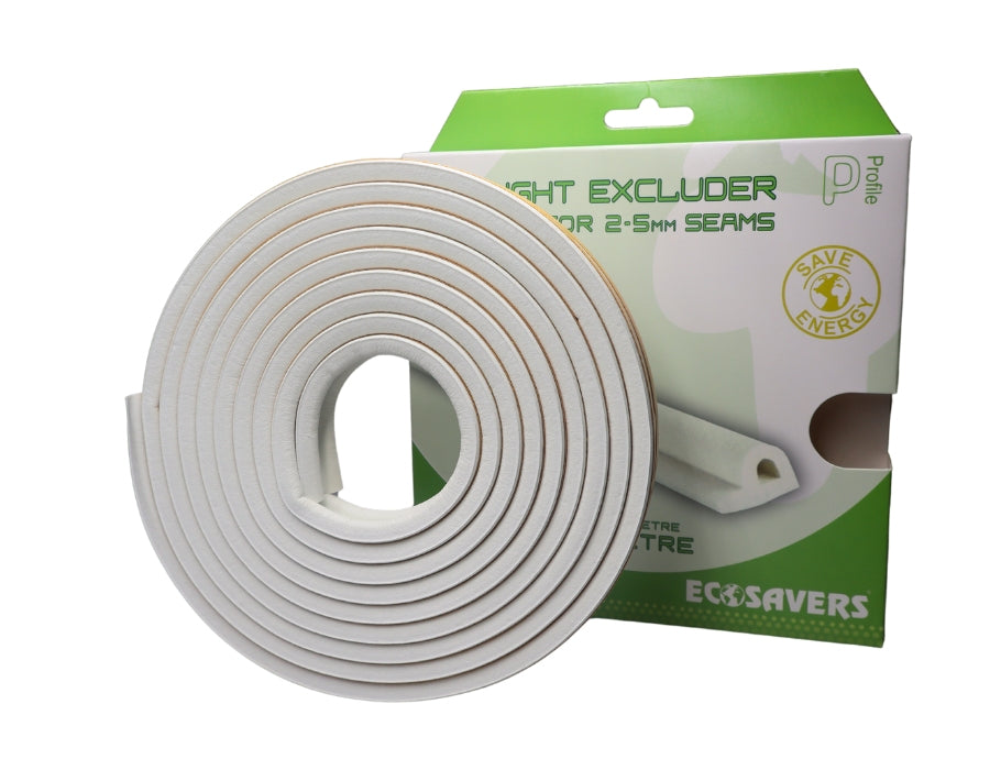 EcoSavers Draft Band P Profil 6m 2-5mm Weiß