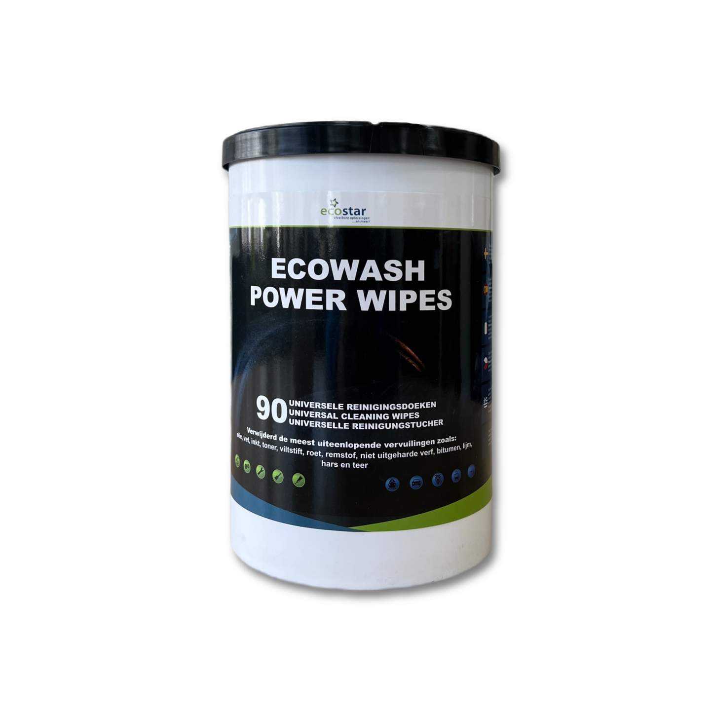 Ecostar Ecowash Power Wipes Topf (90 Tücher)