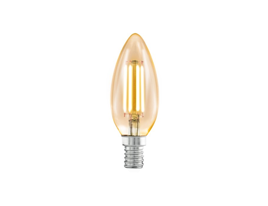Eglo LED Lampe Vintage Cand E14 320 LM Bernstein dimmbar