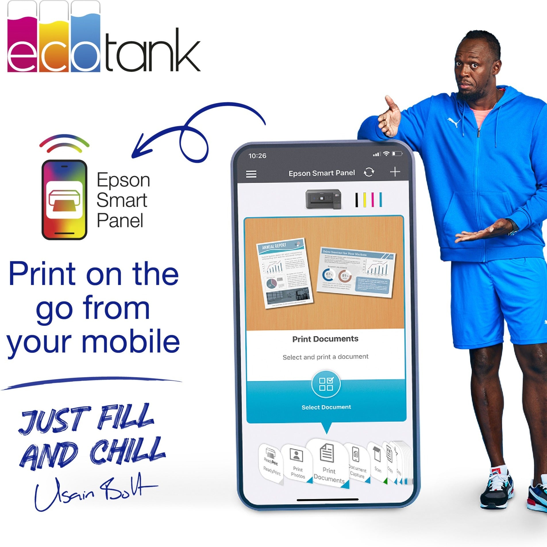EPSON ECOTANK ET-3850 A4 Multifunktional Wi-Fi-Drucker